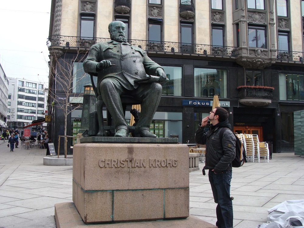 statua di Christian Krohg